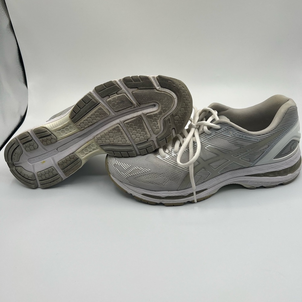 🏃‍♀️ ASICS Gel-Nimbus Running Shoes | Women’s US 10 | Gray | Cushioned Comfort - Picture 6 of 12